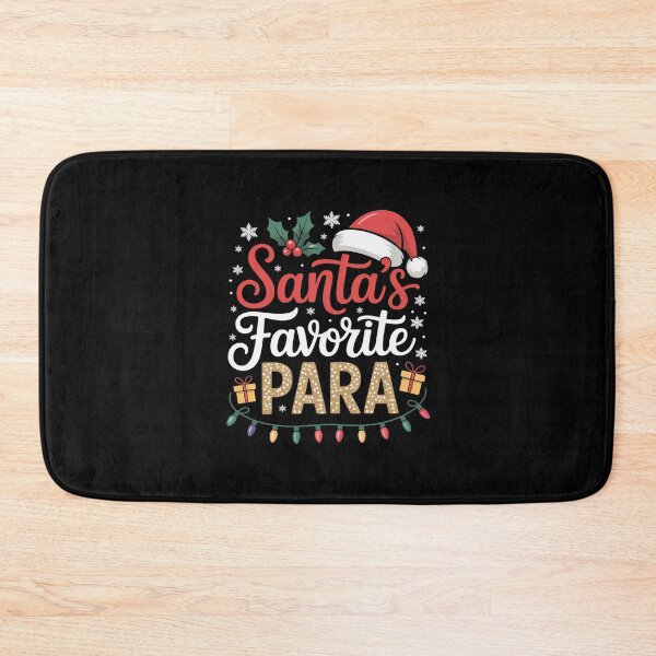 Item preview, Santa's Favorite Para Christmas Paraprofessional Teacher designed and sold by MarkLeedsArt.