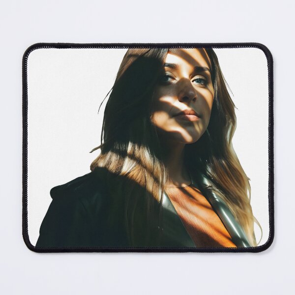 Item preview, Mysterious woman with shadows on her face looking confident designed and sold by Creative88Art.