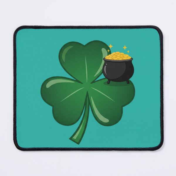 Item preview, Minimalist Shamrock & Pot of Gold St. Patrick's Day Aesthetic designed and sold by InkWeaveShop.