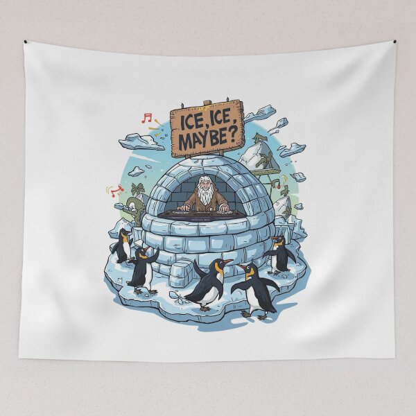 Item preview, Cool Ice Ice Maybe Designs for Chill Vibes Essential T-Shirt For Humor Lovers designed and sold by Martysstore.