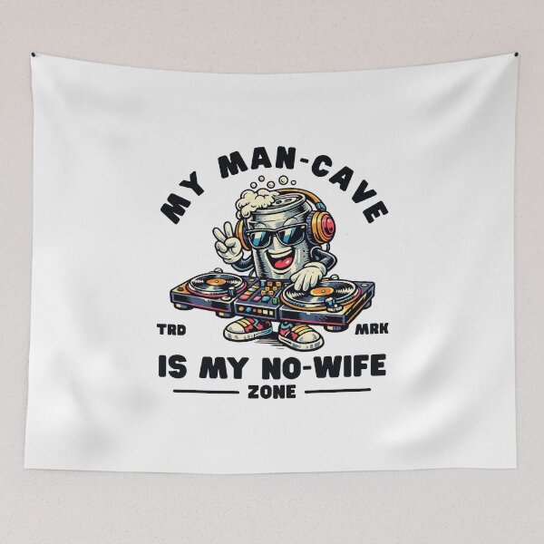 Item preview, My man-cave is my no-wife zone designed and sold by Peerless-Prime.