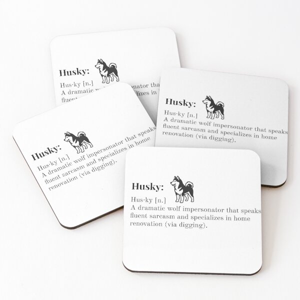 Item preview, Husky Definition Funny designed and sold by GrinAndMomit.