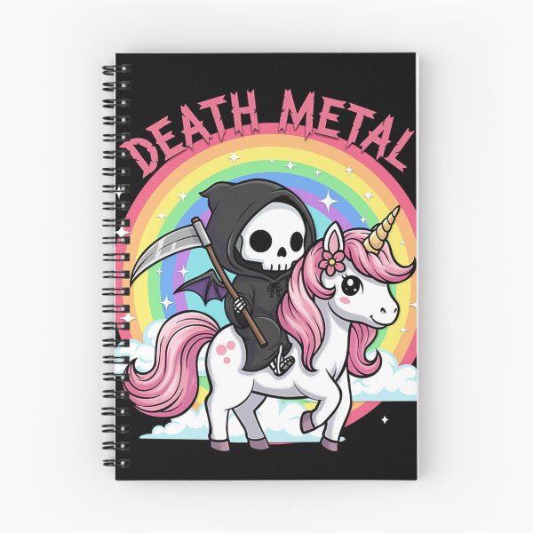 Aperçu de l'œuvre Licorne Death Metal drôle créée et vendue par IPProduction.