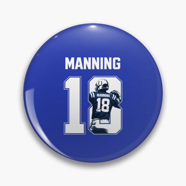 Item preview, Peyton Manning Iconic Colts Number 18 Football Art designed and sold by TheArtOfCar.