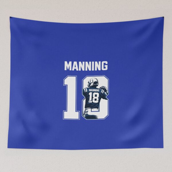 Item preview, Peyton Manning Iconic Colts Number 18 Football Art designed and sold by TheArtOfCar.