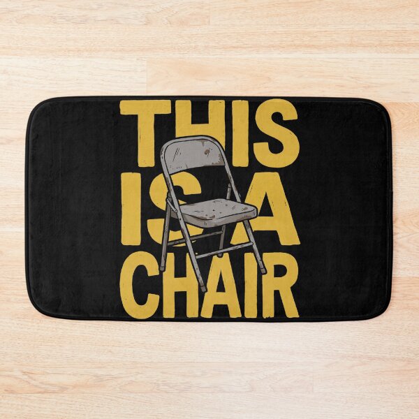 Item preview, This Is A Chair Bold Yellow Text Humor Design designed and sold by Fenay Designs.