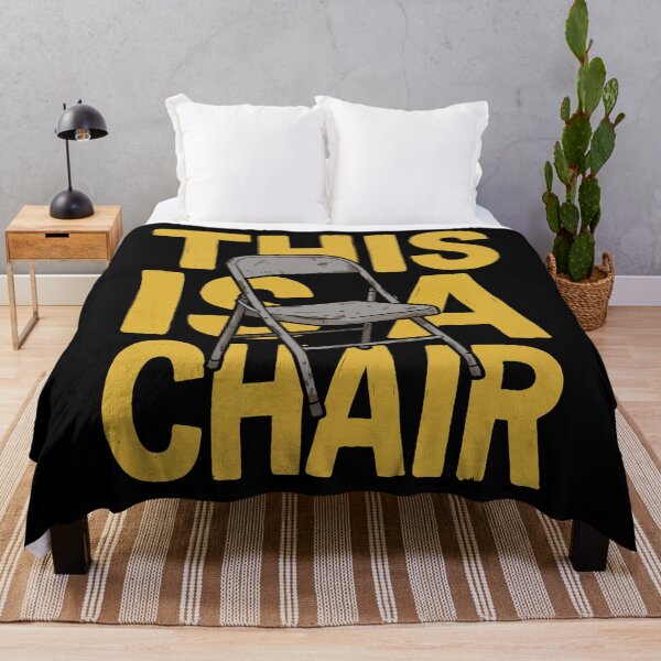 Item preview, This Is A Chair Bold Yellow Text Humor Design designed and sold by Fenay Designs.