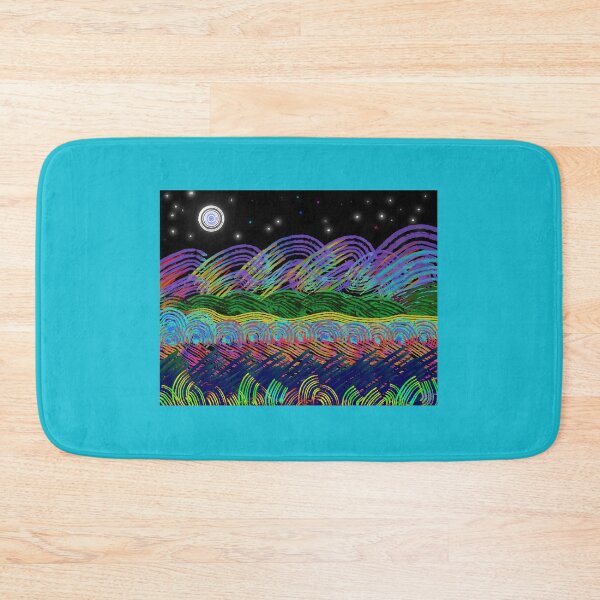 Item preview, Neon landscape designed and sold by Hulabloom.
