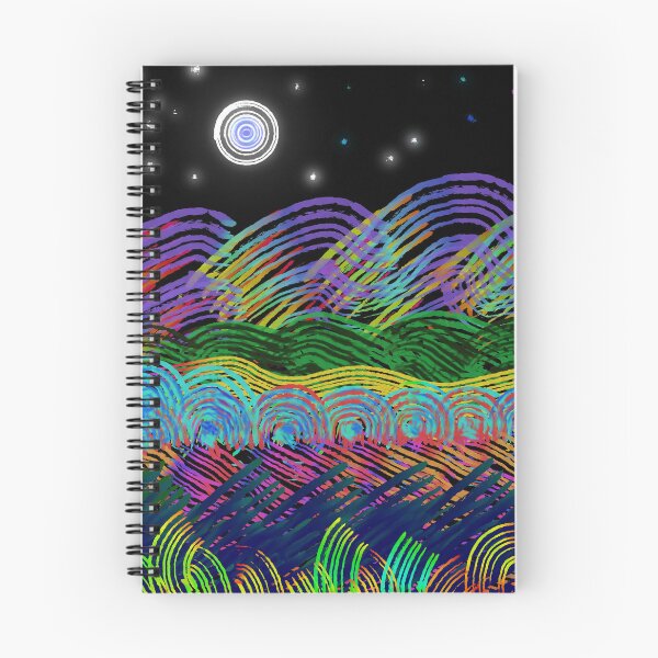 Item preview, Neon landscape designed and sold by Hulabloom.