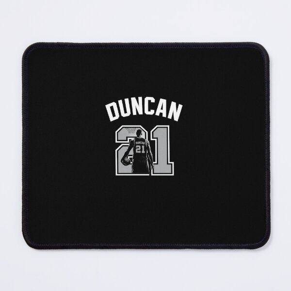 Item preview, Tim Duncan Legendary Spurs Black and Grey Basketball Art designed and sold by TheArtOfCar.