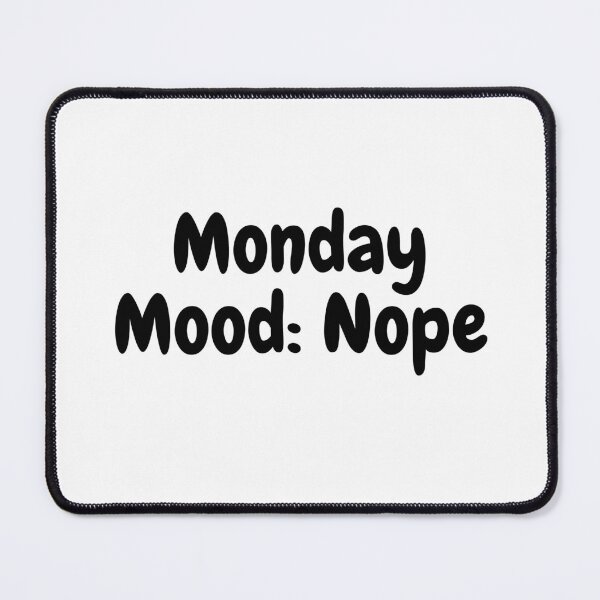 Item preview, Hate Mondays – Funny Minimal Quote Design designed and sold by FuwasCorner.