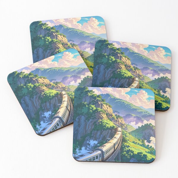 Item preview, Train travels through Scenic Mountains designed and sold by Aesthetic Visuals.