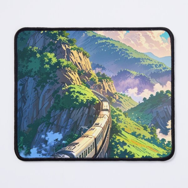 Artikelvorschau, Zugfahrt durch malerische Berge entworfen und verkauft von Aesthetic Visuals.