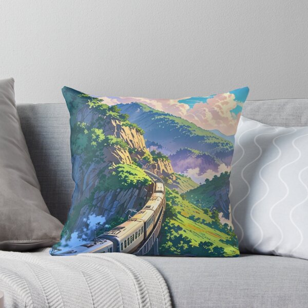 Item preview, Train travels through Scenic Mountains designed and sold by Aesthetic Visuals.