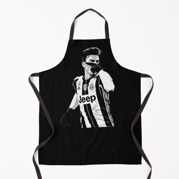 Artikelvorschau, Paulo Dybala Monochrome Juventus Victory Portrait entworfen und verkauft von TheArtOfCar.