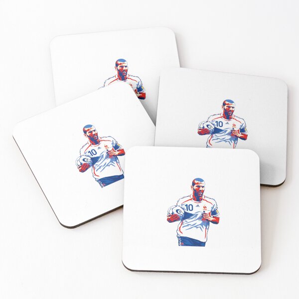 Item preview, Zinedine Zidane Dynamic France Pop Art Portrait designed and sold by TheArtOfCar.