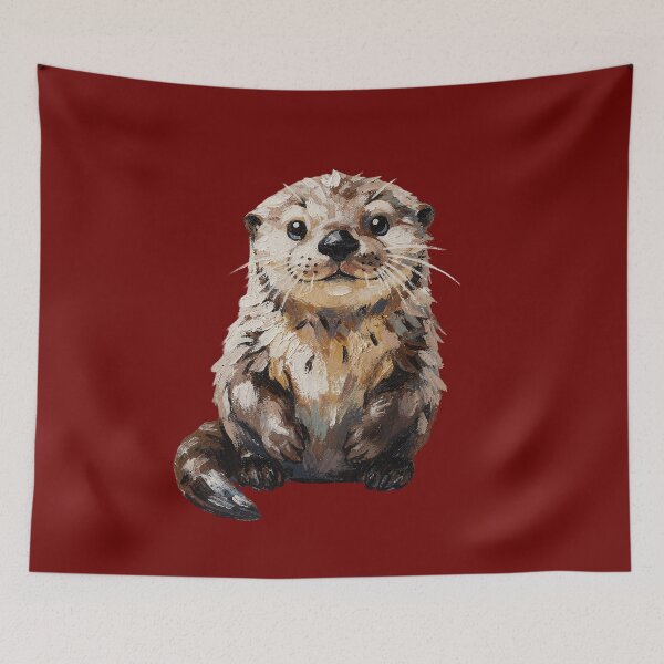 Item preview, Velvet Otter Brushstroke designed and sold by T7xDesigns.