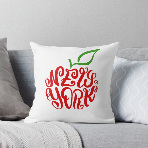 Item preview, New York Hand Drawn Lettering Apple Calligram designed and sold by shpolka.