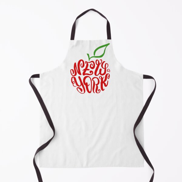Item preview, New York Hand Drawn Lettering Apple Calligram designed and sold by shpolka.