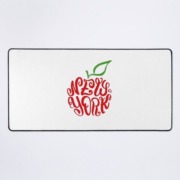 Item preview, New York Hand Drawn Lettering Apple Calligram designed and sold by shpolka.