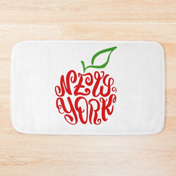 Item preview, New York Hand Drawn Lettering Apple Calligram designed and sold by shpolka.