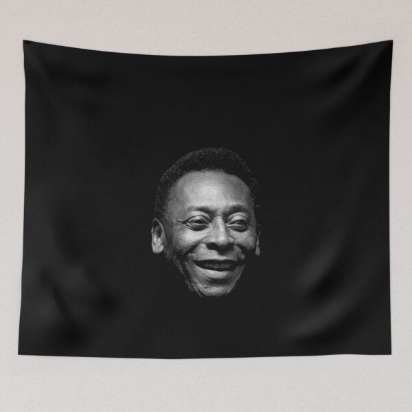 Item preview, Pelé Timeless Black and White Football Portrait designed and sold by TheArtOfCar.