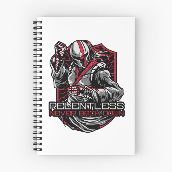 Item preview, Relentless - Never Back Down designed and sold by IRONIKDESIGN.