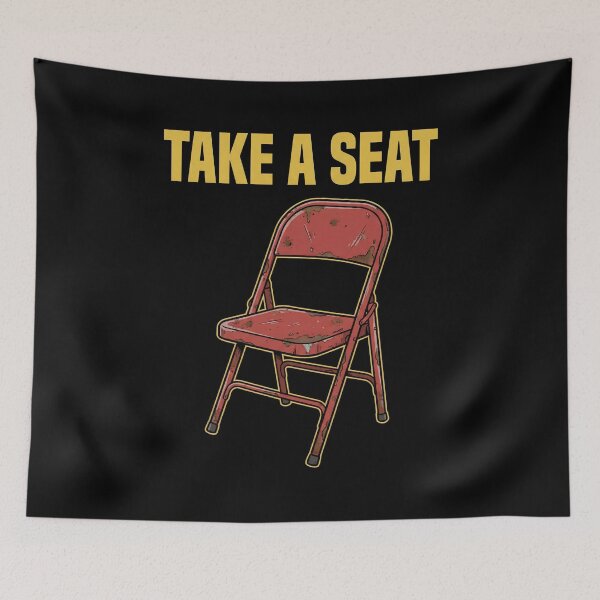 Item preview, Take A Seat Rusty Red Metal Chair Art designed and sold by Fenay Designs.
