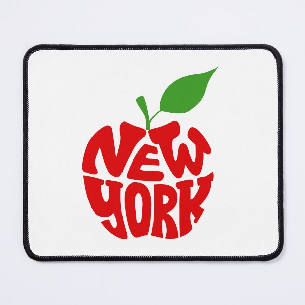 Item preview, New York Apple Typography Calligram designed and sold by shpolka.