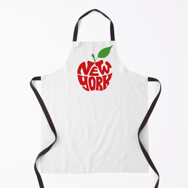 Item preview, New York Apple Typography Calligram designed and sold by shpolka.