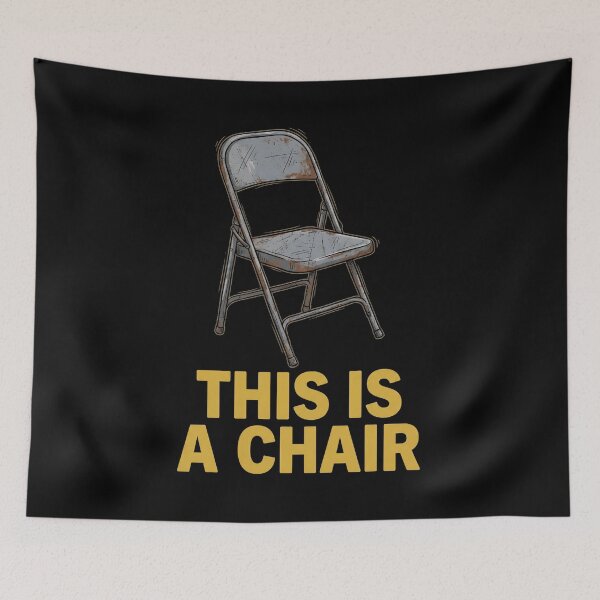Item preview, This Is A Chair Rusty Metal Furniture Graphic designed and sold by Fenay Designs.