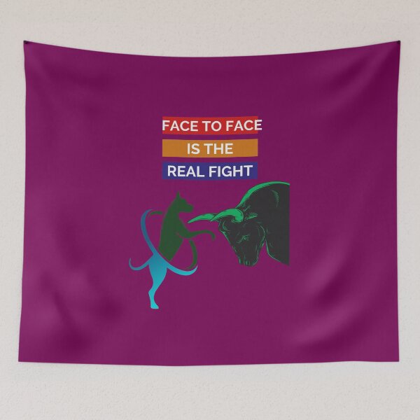 Item preview, Face To Face Is The Real Fight designed and sold by Adappai.
