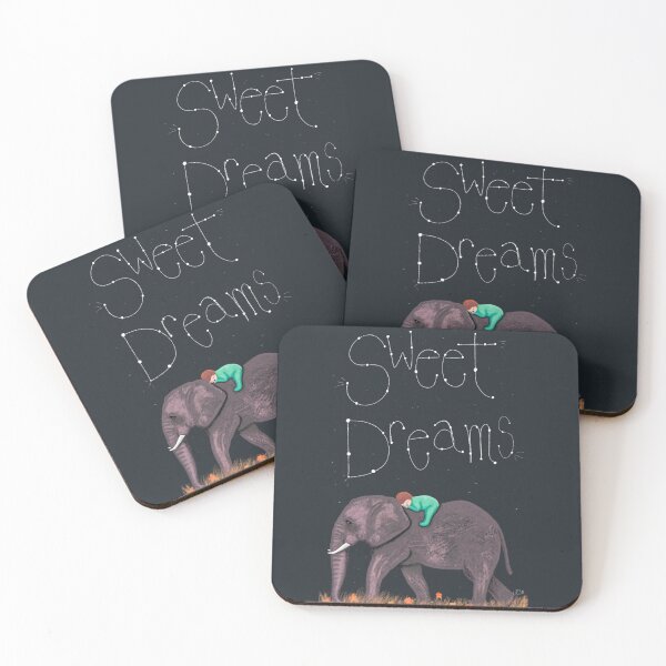 Item preview, sweet dreams elephant nursery poster designed and sold by Jaimeftw.