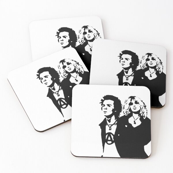 Item preview, Iconic Punk Couple Anarchy Silhouette designed and sold by destelloacido.