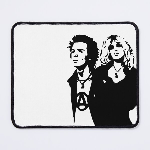 Item preview, Iconic Punk Couple Anarchy Silhouette designed and sold by destelloacido.