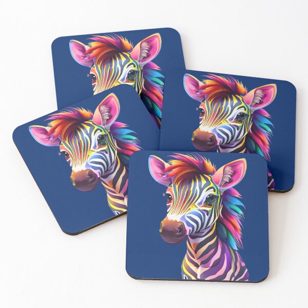 Item preview, "A Playful, Colorful and Trendy Zebra Digital Illustration for all! designed and sold by TheCdnGal.