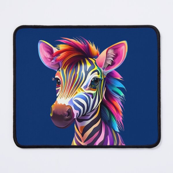 Item preview, "A Playful, Colorful and Trendy Zebra Digital Illustration for all! designed and sold by TheCdnGal.