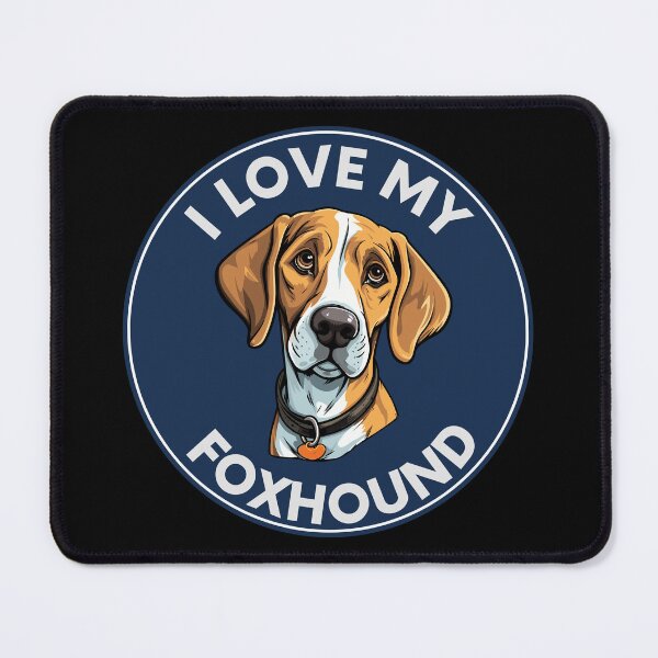 Item preview, I Love My Foxhound – Cute Dog Lover Design for Foxhound Owners designed and sold by ParfaitPrints.