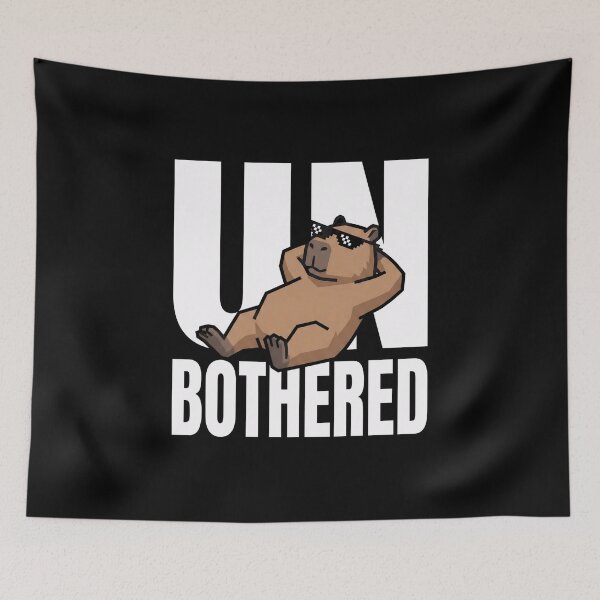 Item preview, Unbothered Capybara Sunglasses Funny Animal Graphic designed and sold by Fenay Designs.