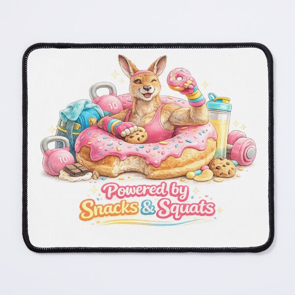 Item preview, Cute Funny Fitness Kangaroo designed and sold by gabeszshop.