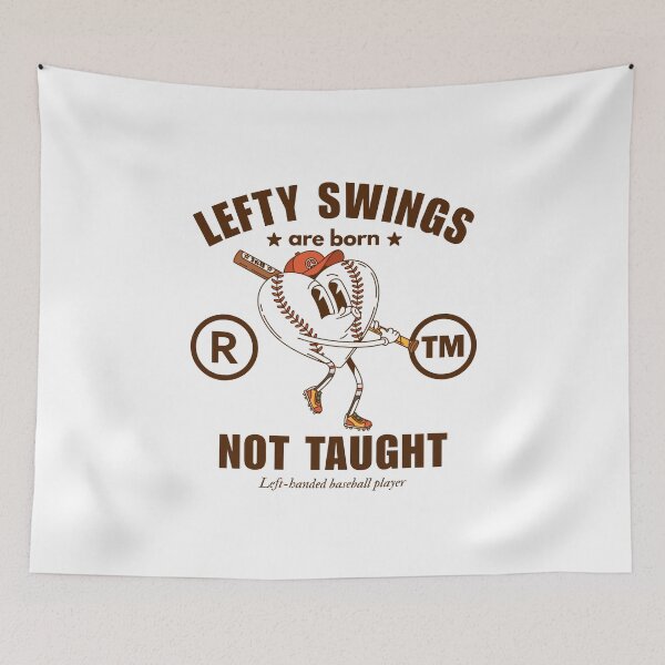 Item preview, Left-handed : lefty swings are born not taught designed and sold by Peerless-Prime.