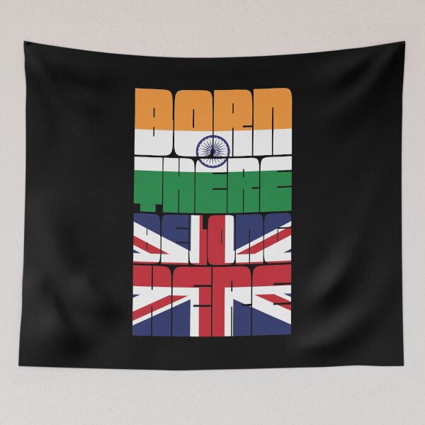 Item preview, Born India Belong British designed and sold by FlagX.
