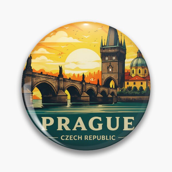 Item preview, Prague Retro Travel Graphic Design designed and sold by Timegraf.