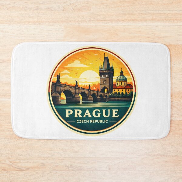 Item preview, Prague Retro Travel Graphic Design designed and sold by Timegraf.