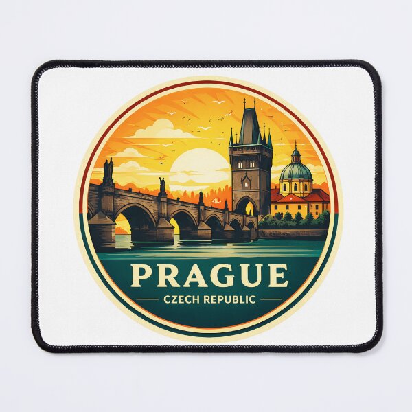 Item preview, Prague Retro Travel Graphic Design designed and sold by Timegraf.