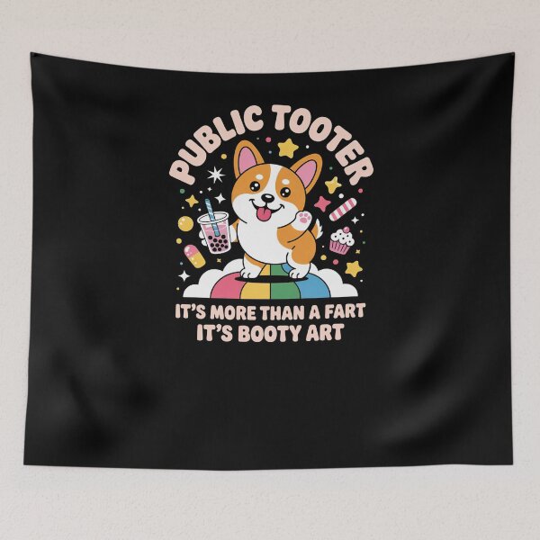 Item preview, Public Tooter Embarrassing Corgi Dog Meme  designed and sold by Run to Creations.
