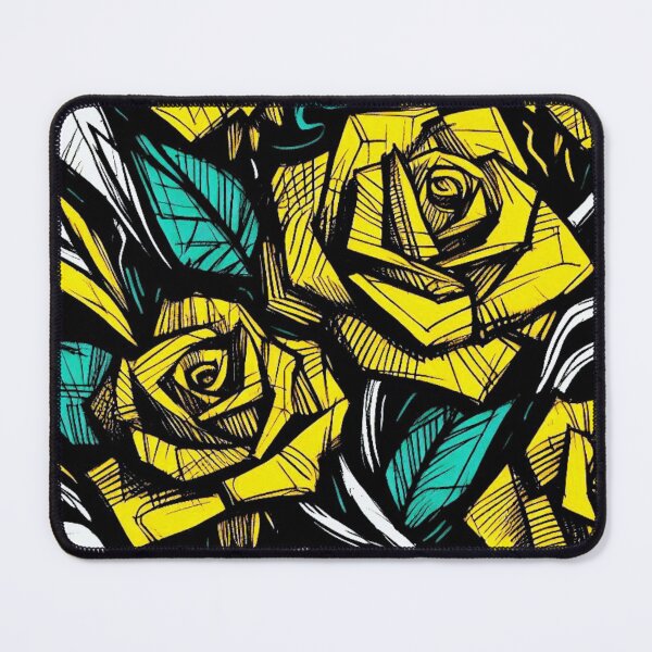Item preview, Yellow Rose Floral Illustration for Bold Color Floral Lovers designed and sold by WildStroke.