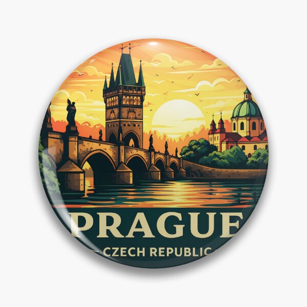 Item preview, Prague Retro Travel Graphic Design designed and sold by Timegraf.