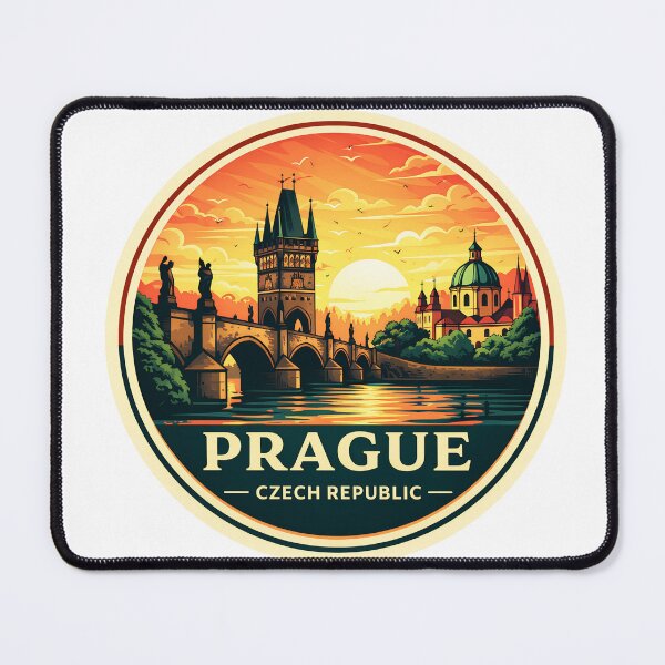Item preview, Prague Retro Travel Graphic Design designed and sold by Timegraf.