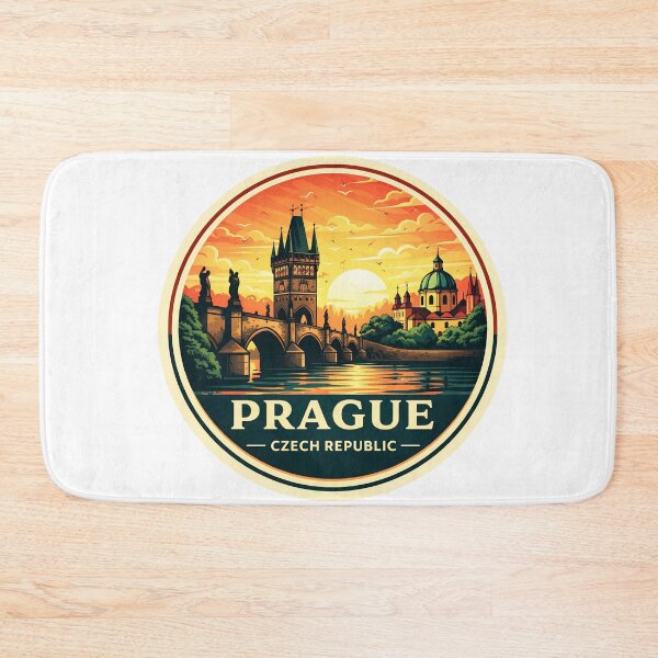 Item preview, Prague Retro Travel Graphic Design designed and sold by Timegraf.